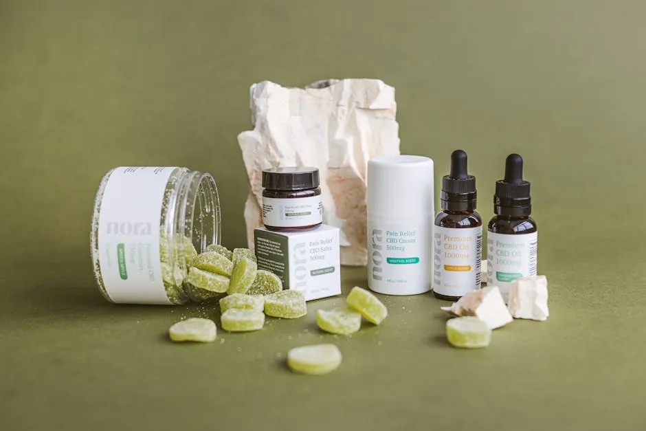 Medical Product Based on Cannabis Oil in Close-up Shot
