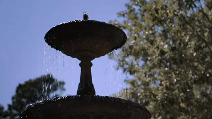 Horizontal video: Splashing waters from a fountain 5731478. Duration: 15 seconds. Resolution: 1920x1080