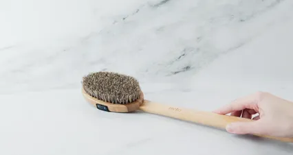 Horizontal video: Wood handles used in making a steel brush 3756072. Duration: 7 seconds. Resolution: 4096x2160