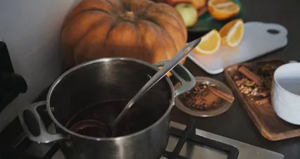 Horizontal video: Putting herbs and spices into a boiling pot 5491478. Duration: 29 seconds. Resolution: 4096x2160