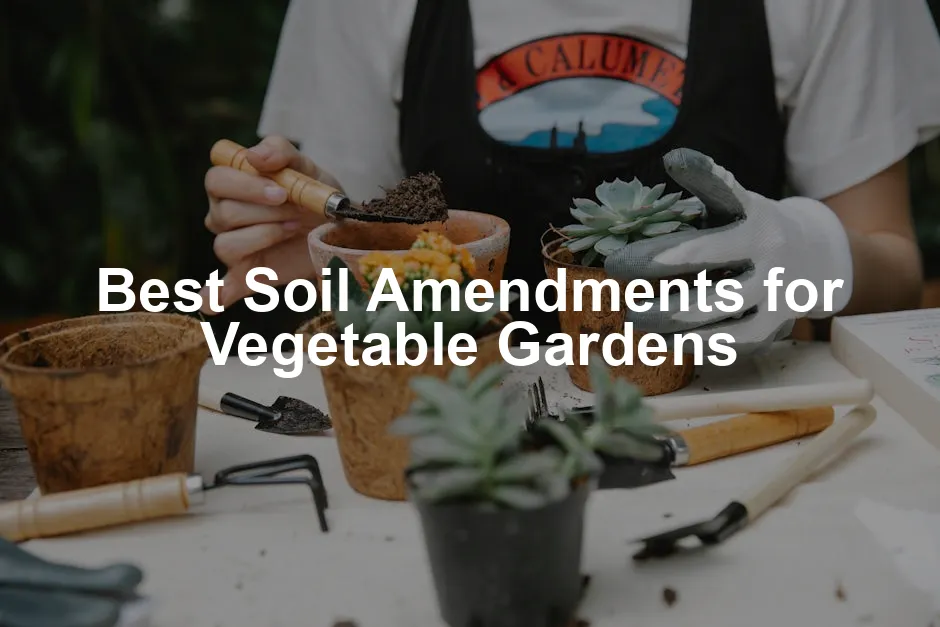 Featured image for Best Soil Amendments for Vegetable Gardens