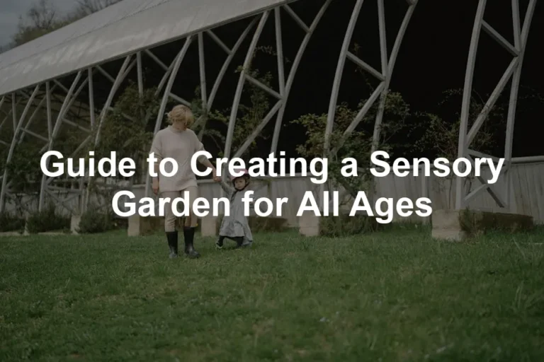 Featured image for Guide to Creating a Sensory Garden for All Ages