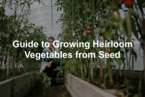 Featured image for Guide to Growing Heirloom Vegetables from Seed