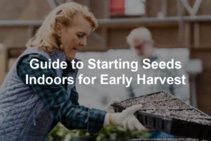 Featured image for Guide to Starting Seeds Indoors for Early Harvest