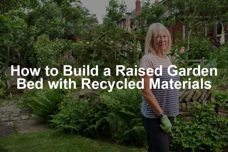 Featured image for How to Build a Raised Garden Bed with Recycled Materials