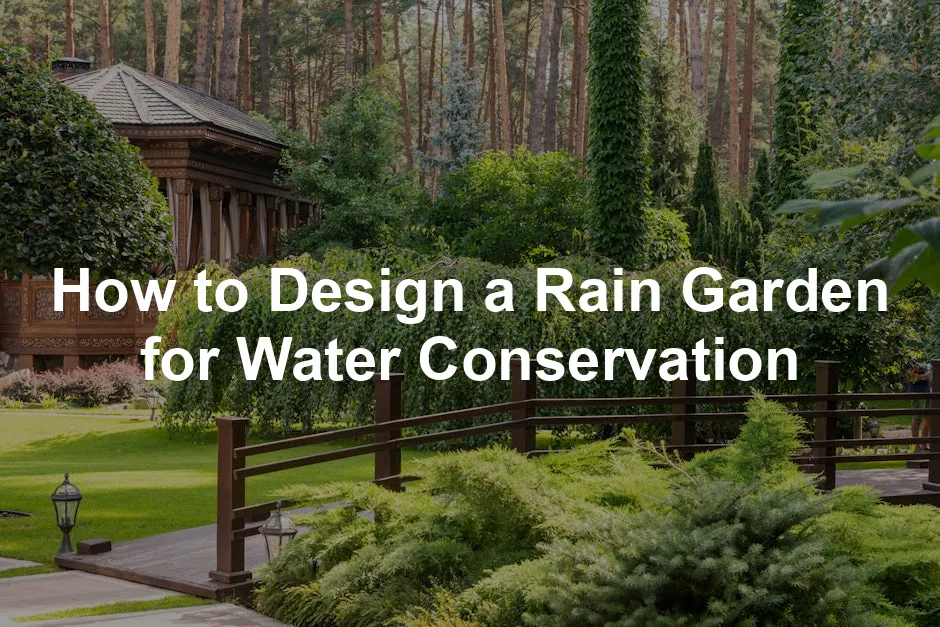 Featured image for How to Design a Rain Garden for Water Conservation