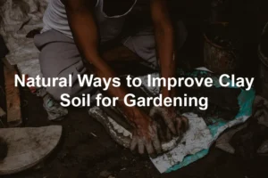 Featured image for Natural Ways to Improve Clay Soil for Gardening