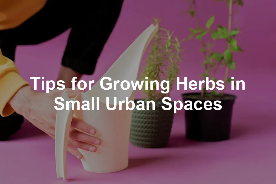 Featured image for Tips for Growing Herbs in Small Urban Spaces