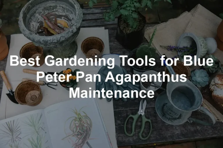 Featured image for Best Gardening Tools for Blue Peter Pan Agapanthus Maintenance