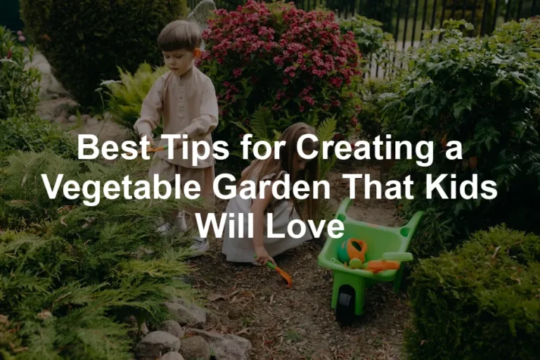 Featured image for Best Tips for Creating a Vegetable Garden That Kids Will Love