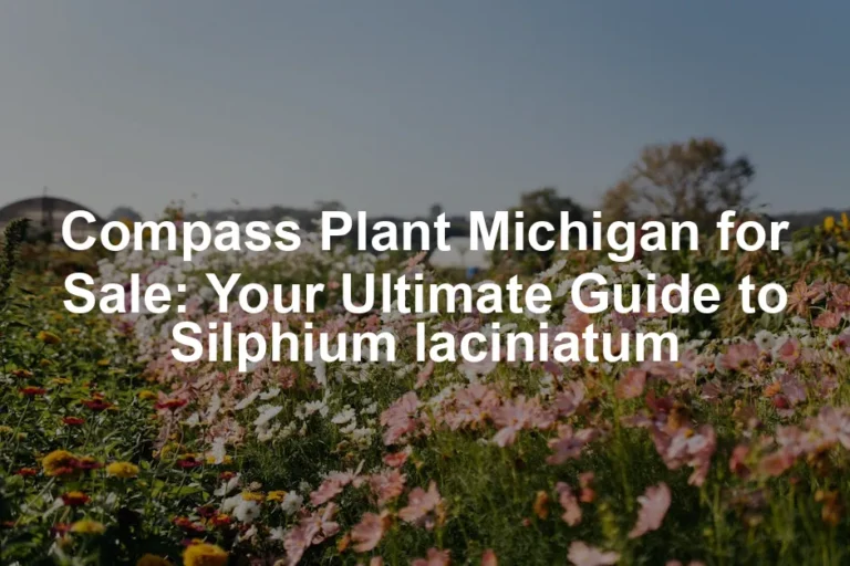 Featured image for Compass Plant Michigan for Sale: Your Ultimate Guide to Silphium laciniatum