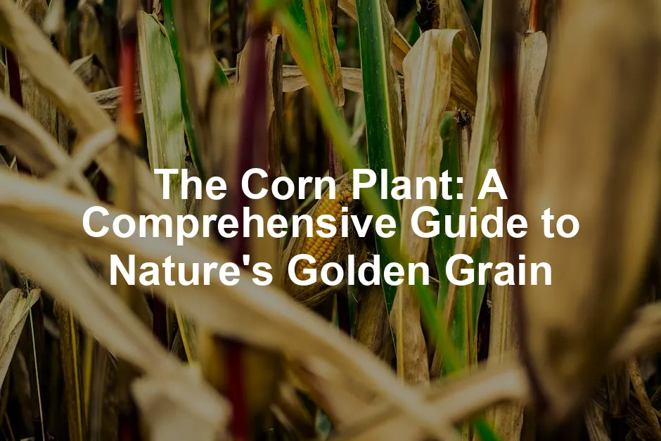 Featured image for The Corn Plant: A Comprehensive Guide to Nature's Golden Grain