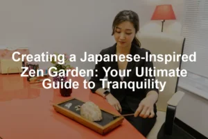 Featured image for Creating a Japanese-Inspired Zen Garden: Your Ultimate Guide to Tranquility