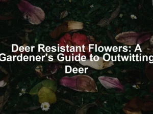 Featured image for Deer Resistant Flowers: A Gardener's Guide to Outwitting Deer