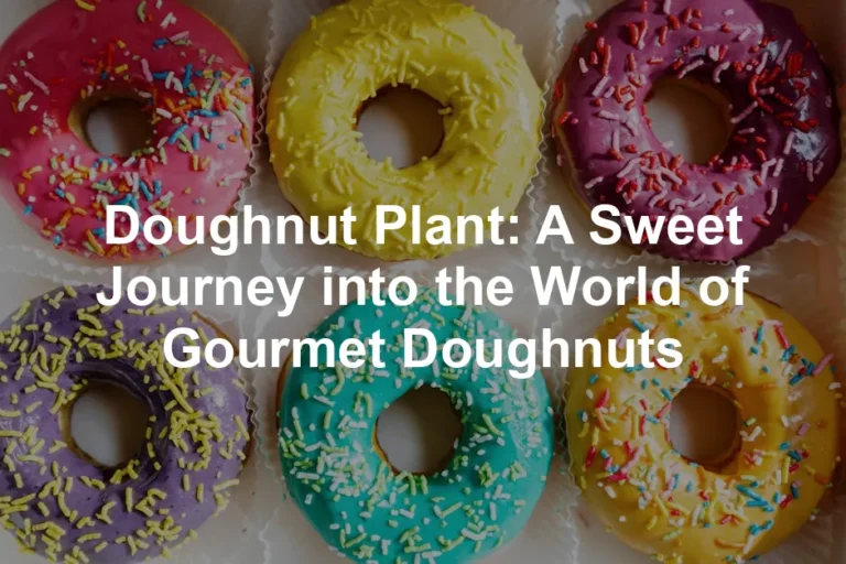 Featured image for Doughnut Plant: A Sweet Journey into the World of Gourmet Doughnuts