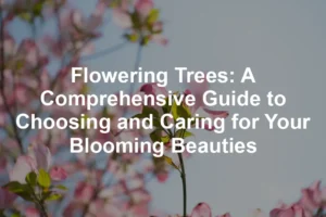Featured image for Flowering Trees: A Comprehensive Guide to Choosing and Caring for Your Blooming Beauties