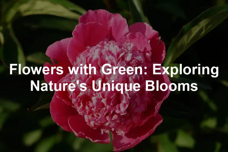 Featured image for Flowers with Green: Exploring Nature's Unique Blooms
