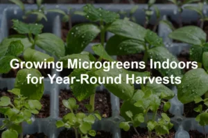 Featured image for Growing Microgreens Indoors for Year-Round Harvests