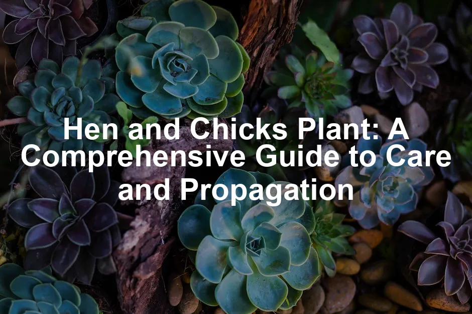 Featured image for Hen and Chicks Plant: A Comprehensive Guide to Care and Propagation