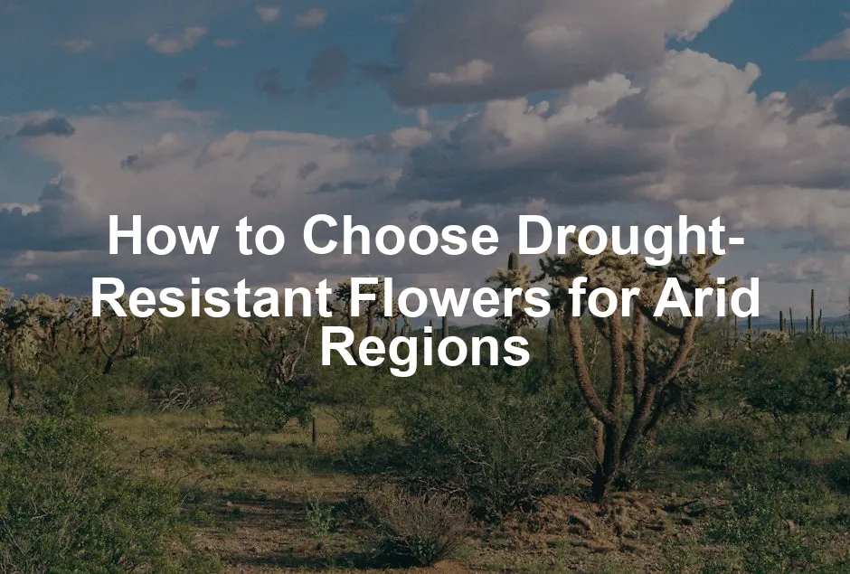 Featured image for How to Choose Drought-Resistant Flowers for Arid Regions