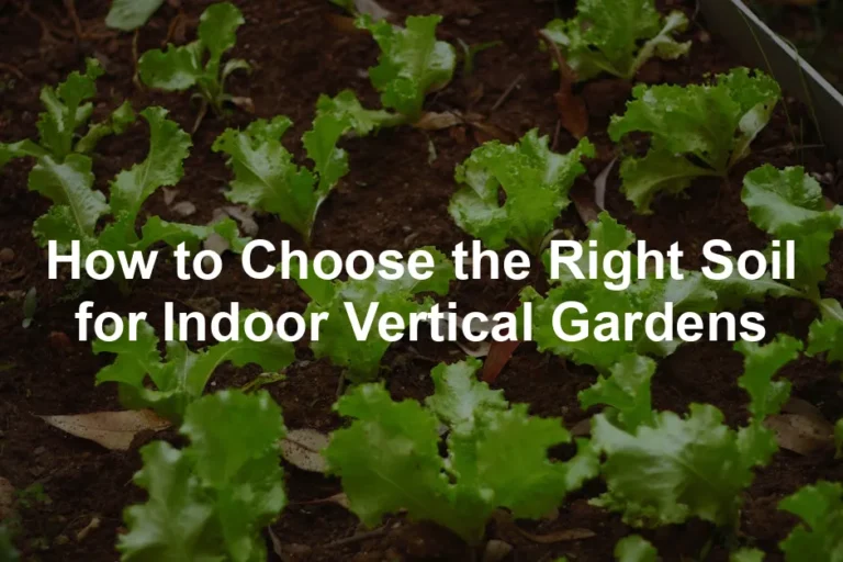 Featured image for How to Choose the Right Soil for Indoor Vertical Gardens