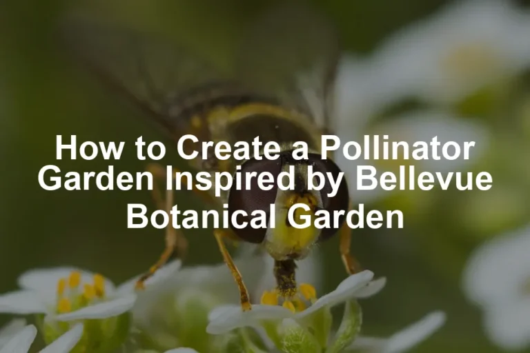 Featured image for How to Create a Pollinator Garden Inspired by Bellevue Botanical Garden