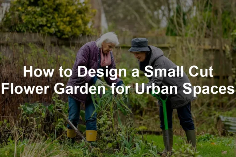 Featured image for How to Design a Small Cut Flower Garden for Urban Spaces