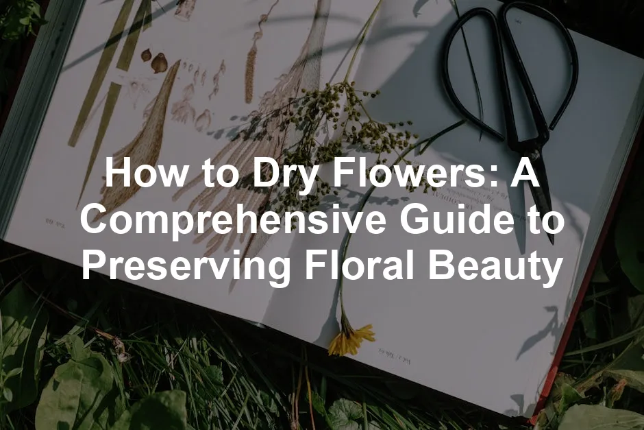 Featured image for How to Dry Flowers: A Comprehensive Guide to Preserving Floral Beauty