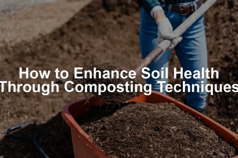 Featured image for How to Enhance Soil Health Through Composting Techniques