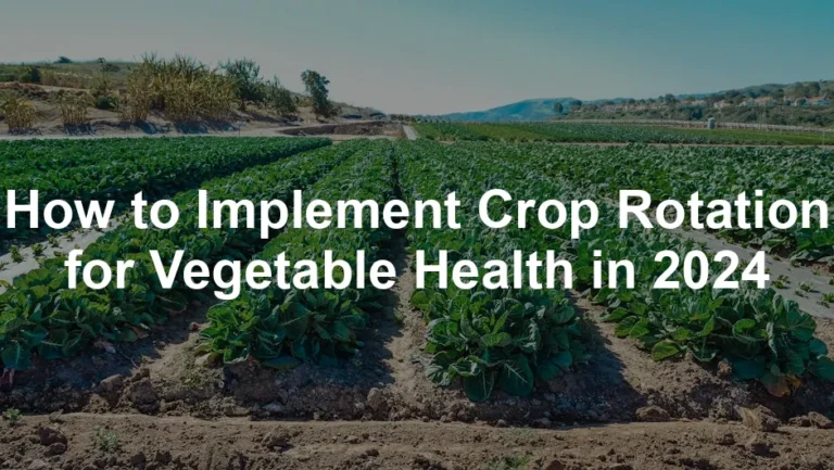 Featured image for How to Implement Crop Rotation for Vegetable Health in 2024