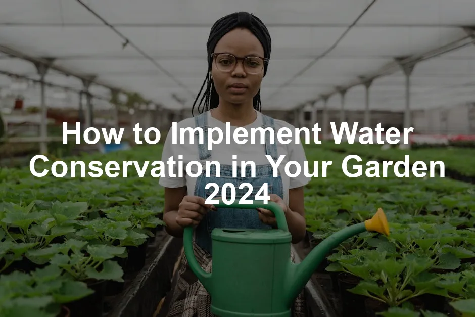 Featured image for How to Implement Water Conservation in Your Garden 2024