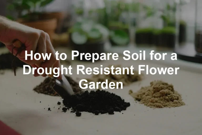 Featured image for How to Prepare Soil for a Drought Resistant Flower Garden