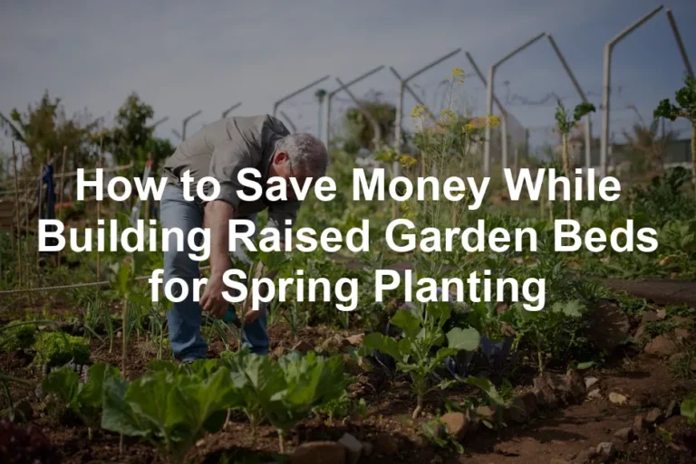 Featured image for How to Save Money While Building Raised Garden Beds for Spring Planting