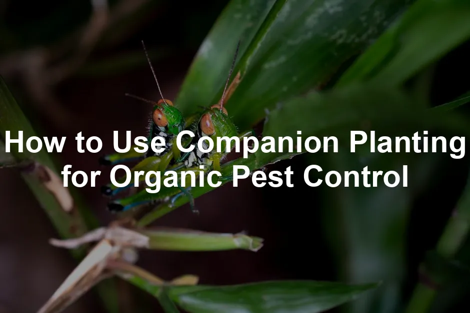 Featured image for How to Use Companion Planting for Organic Pest Control
