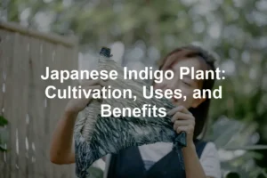Featured image for Japanese Indigo Plant: Cultivation, Uses, and Benefits
