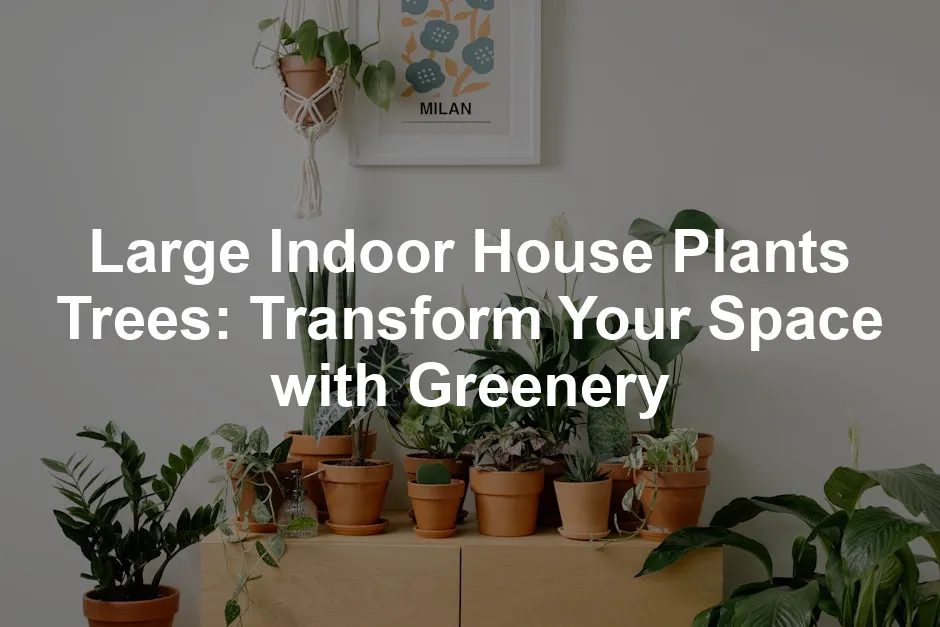 Featured image for Large Indoor House Plants Trees: Transform Your Space with Greenery