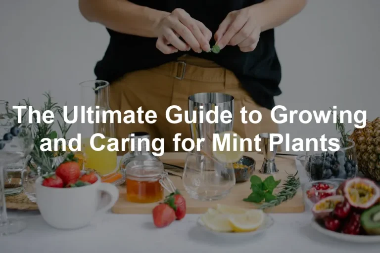 Featured image for The Ultimate Guide to Growing and Caring for Mint Plants