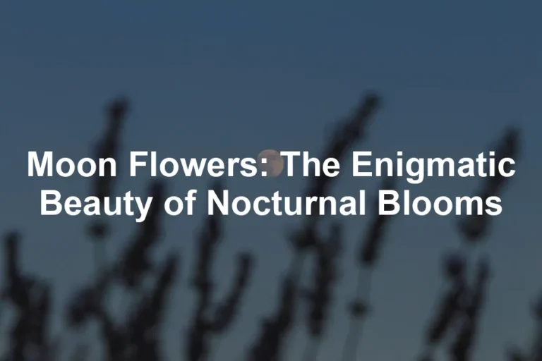 Featured image for Moon Flowers: The Enigmatic Beauty of Nocturnal Blooms