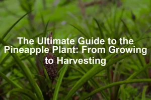 Featured image for The Ultimate Guide to the Pineapple Plant: From Growing to Harvesting