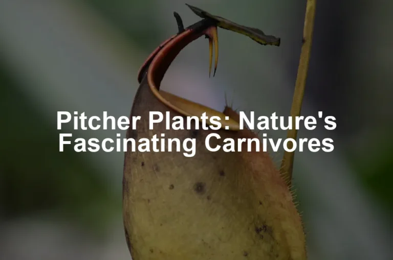 Featured image for Pitcher Plants: Nature's Fascinating Carnivores