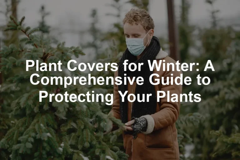 Featured image for Plant Covers for Winter: A Comprehensive Guide to Protecting Your Plants