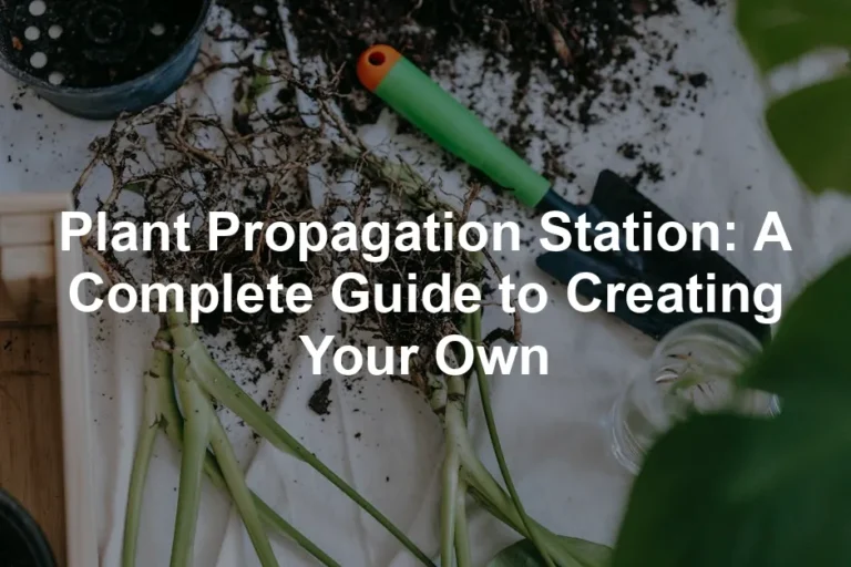 Featured image for Plant Propagation Station: A Complete Guide to Creating Your Own