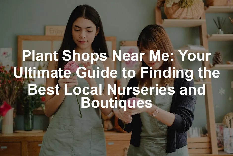 Featured image for Plant Shops Near Me: Your Ultimate Guide to Finding the Best Local Nurseries and Boutiques