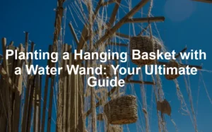 Featured image for Planting a Hanging Basket with a Water Wand: Your Ultimate Guide