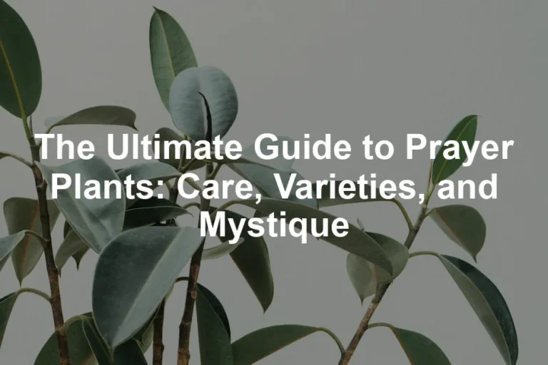 Featured image for The Ultimate Guide to Prayer Plants: Care, Varieties, and Mystique