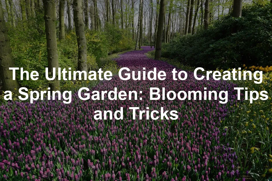 Featured image for The Ultimate Guide to Creating a Spring Garden: Blooming Tips and Tricks