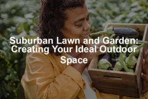 Featured image for Suburban Lawn and Garden: Creating Your Ideal Outdoor Space