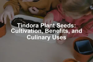 Featured image for Tindora Plant Seeds: Cultivation, Benefits, and Culinary Uses