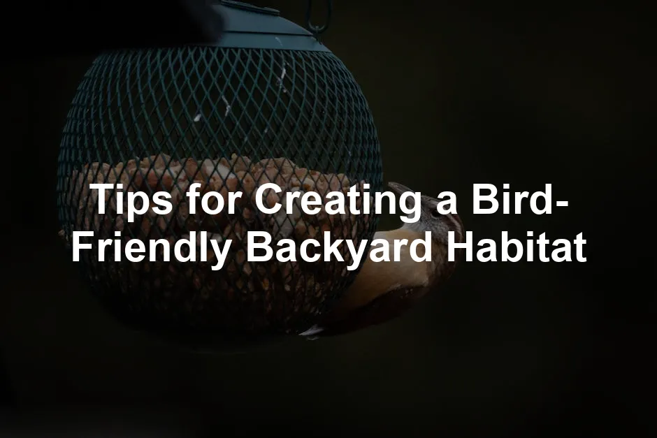 Featured image for Tips for Creating a Bird-Friendly Backyard Habitat