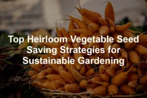 Featured image for Top Heirloom Vegetable Seed Saving Strategies for Sustainable Gardening